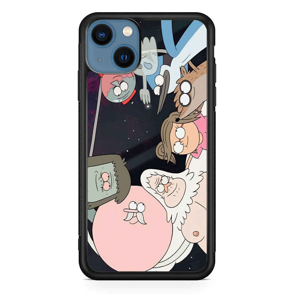 Regular Show Team Work iPhone 15 Case