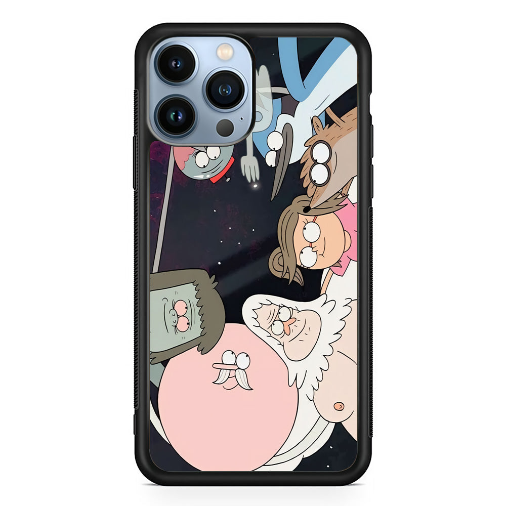 Regular Show Team Work iPhone 14 Pro Case