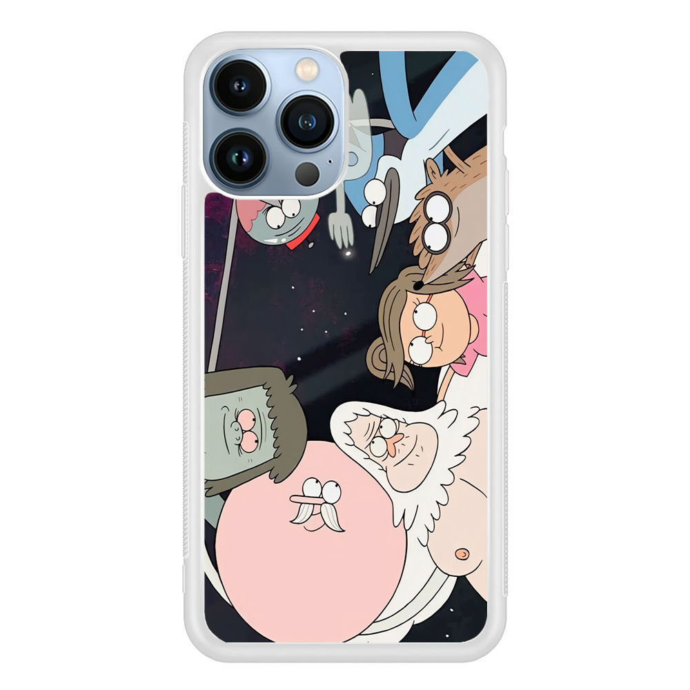 Regular Show Team Work iPhone 14 Pro Case
