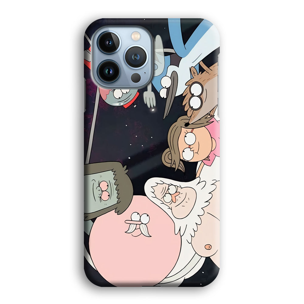 Regular Show Team Work iPhone 14 Pro Case