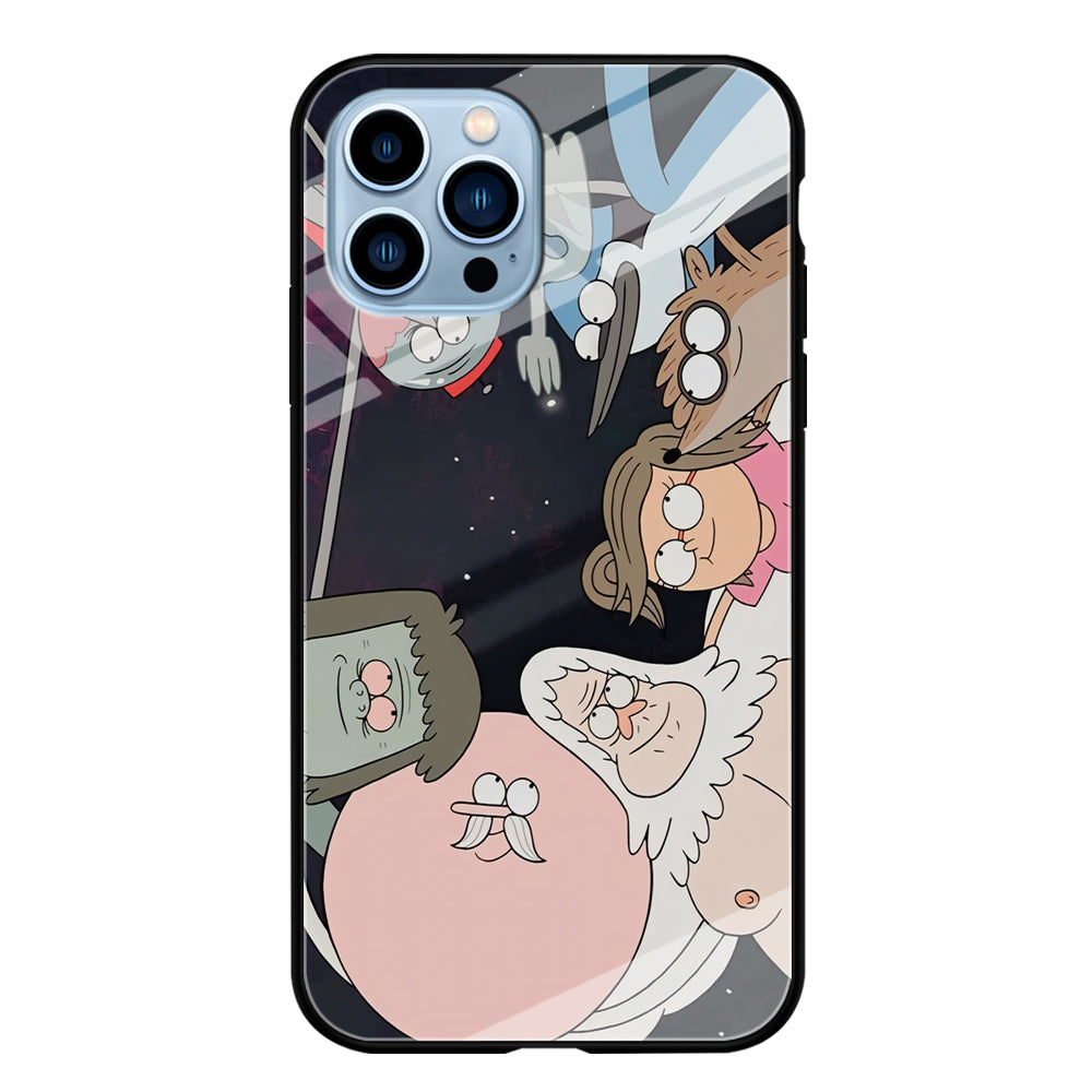 Regular Show Team Work iPhone 14 Pro Case