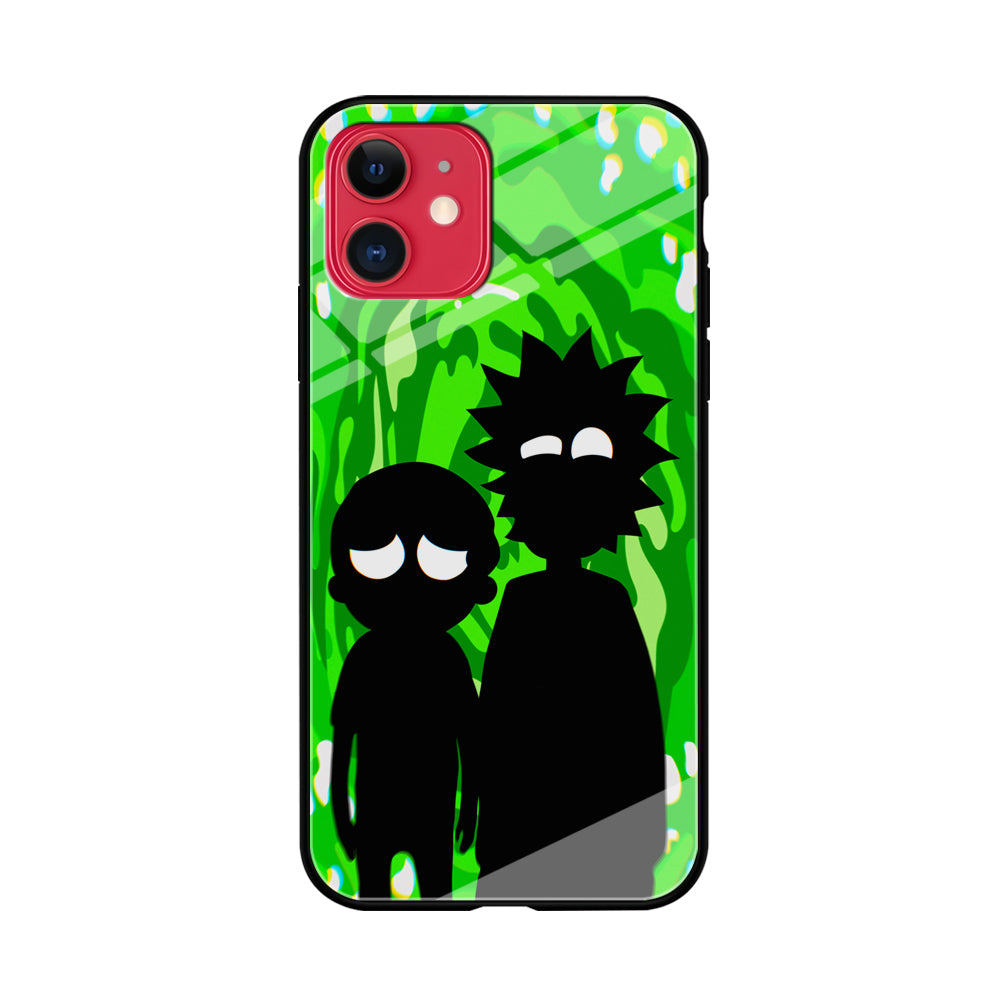 Rick And Morty Silhouette Of Slime iPhone 11 Case