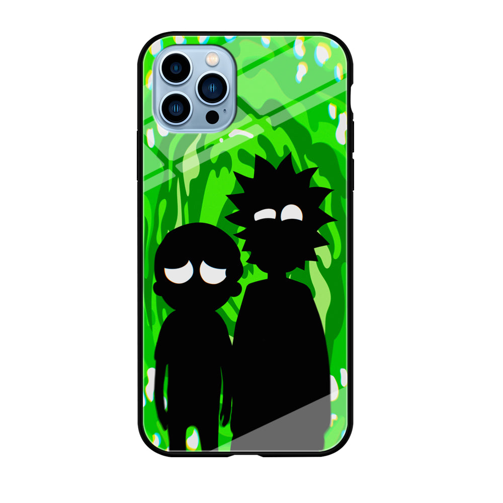 Rick And Morty Silhouette Of Slime iPhone 12 Pro Case