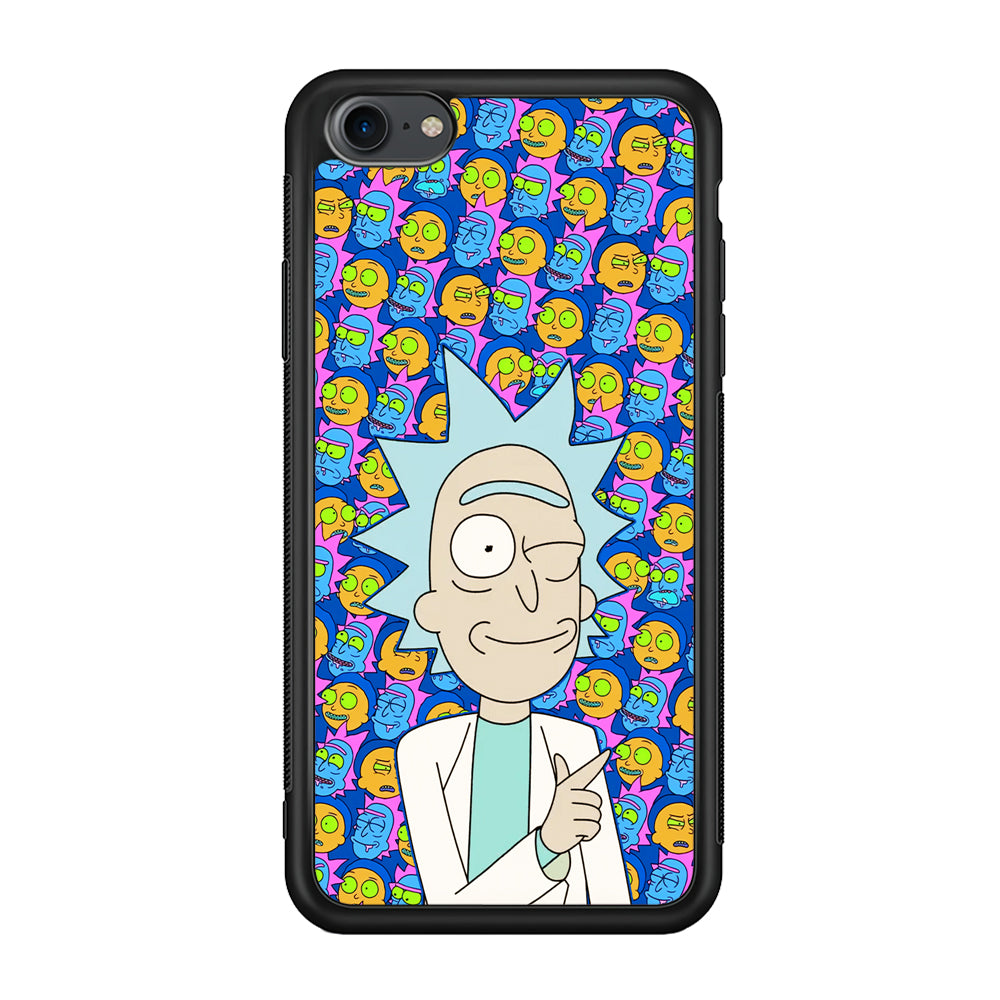 Rick Feel Happy iPhone 8 Case