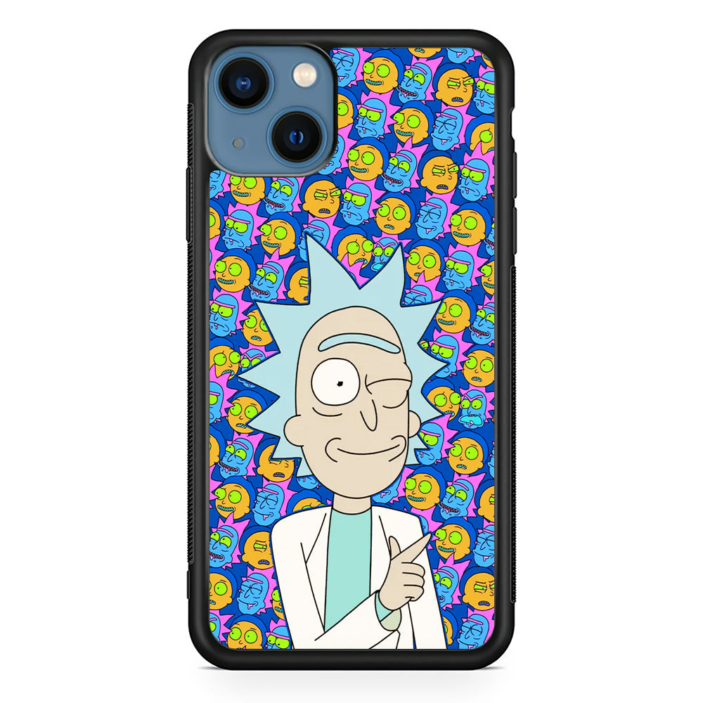Rick Feel Happy iPhone 14 Case