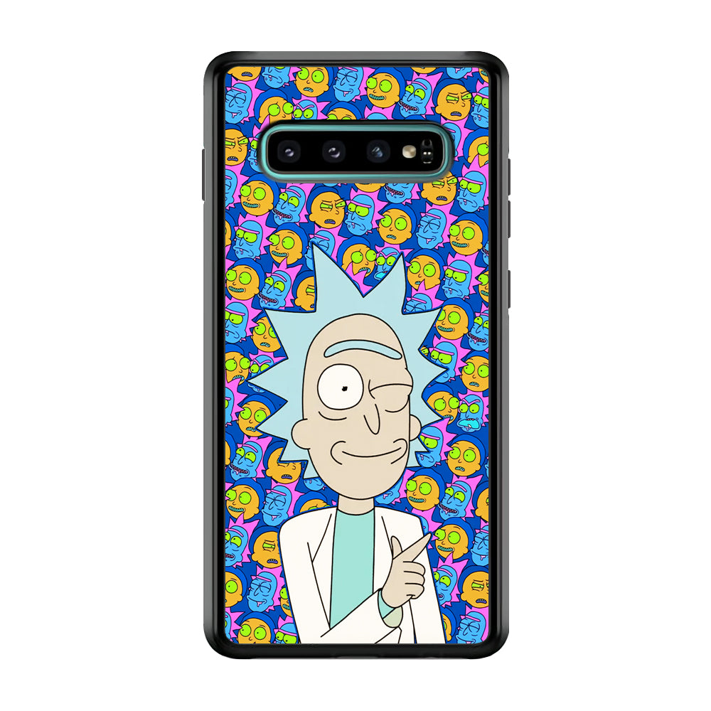 Rick Feel Happy Samsung Galaxy S10 Case
