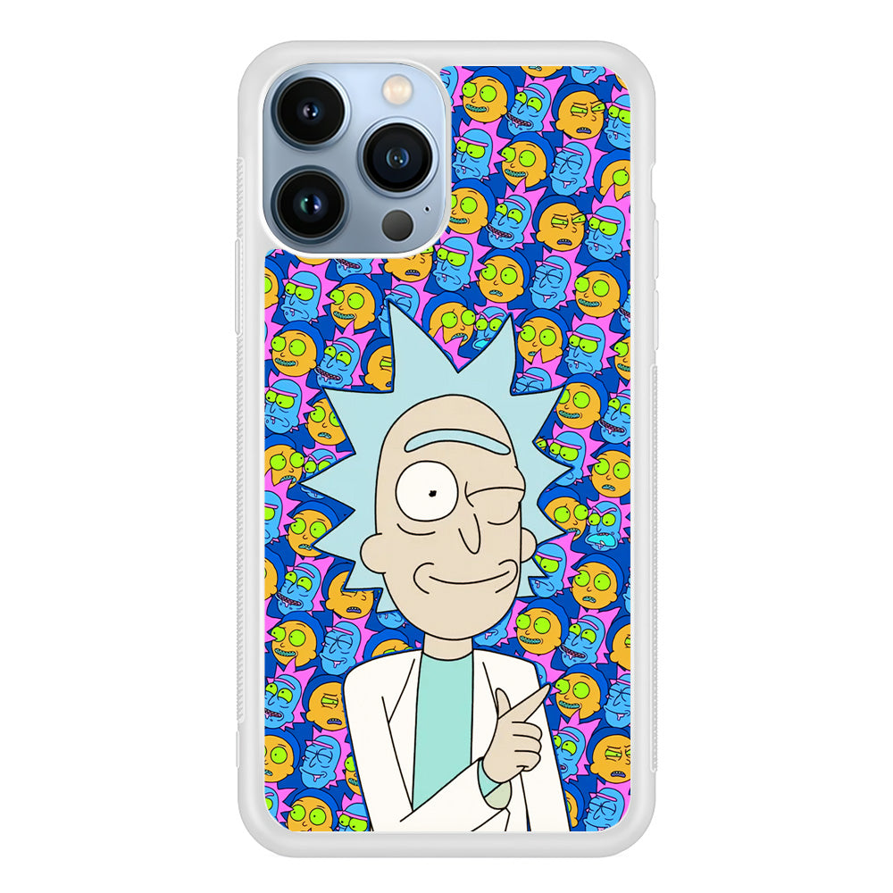 Rick Feel Happy iPhone 14 Pro Case
