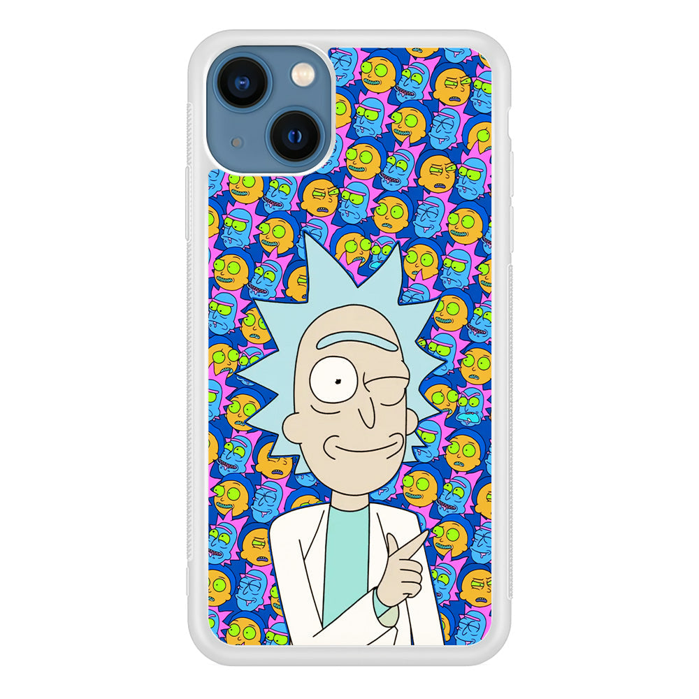 Rick Feel Happy iPhone 15 Case