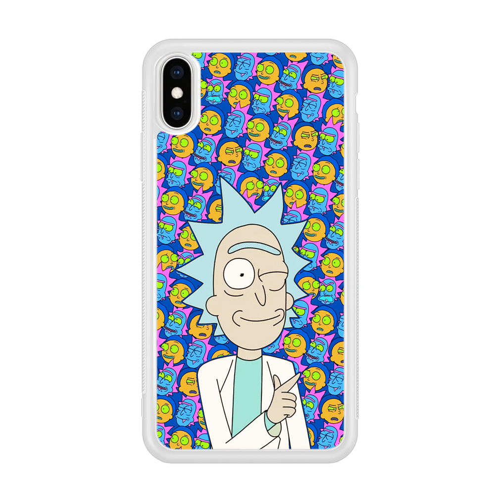 Rick Feel Happy iPhone X Case