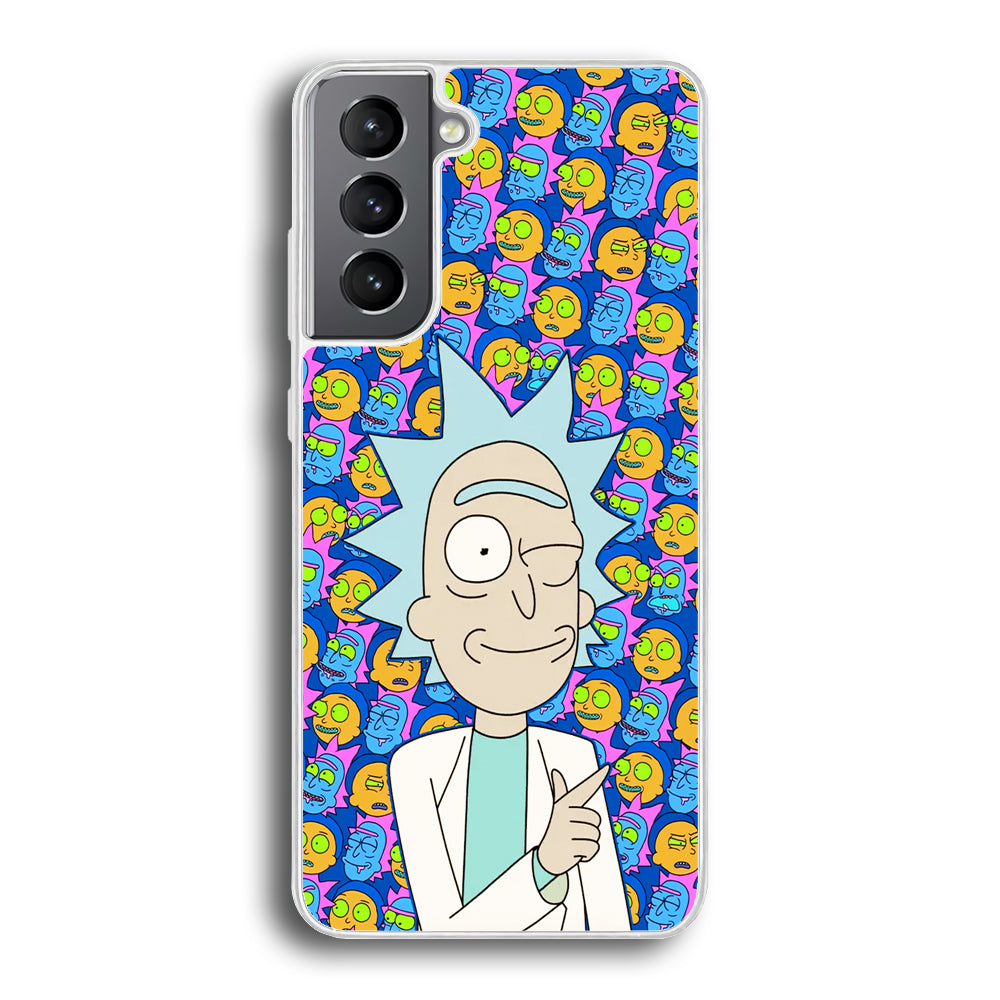Rick Feel Happy Samsung Galaxy S21 Case