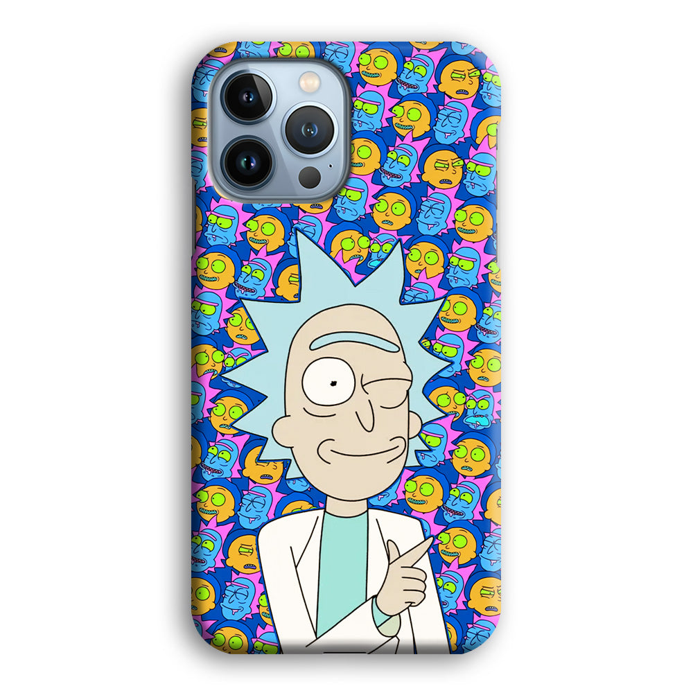 Rick Feel Happy iPhone 14 Pro Case