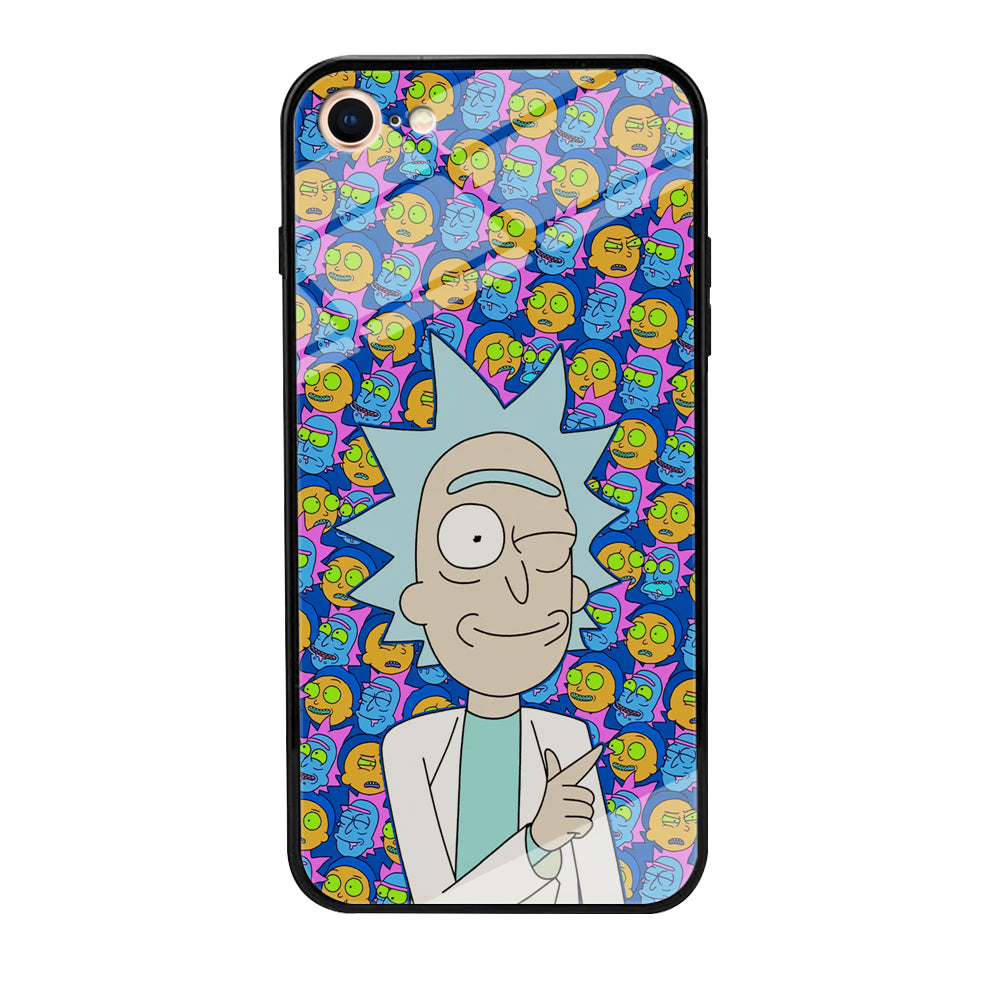 Rick Feel Happy iPhone 8 Case