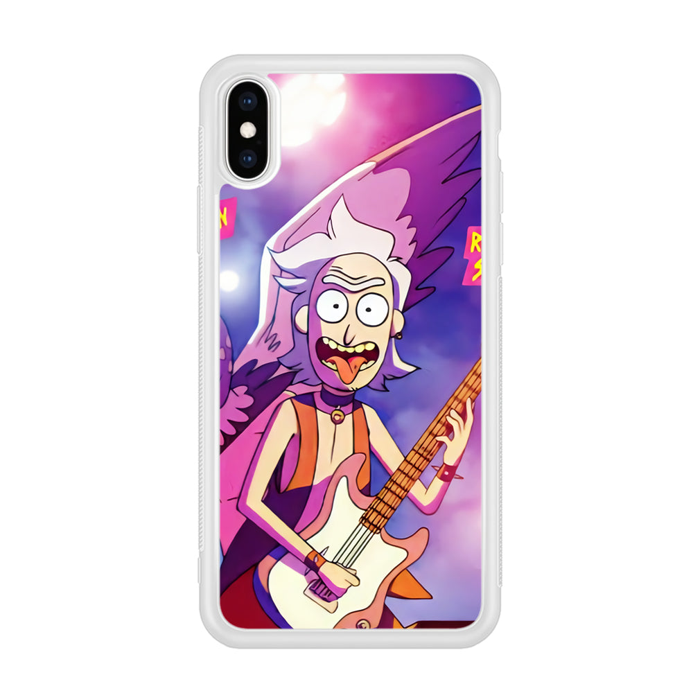 Rick Sanchez Guitaris Style iPhone X Case