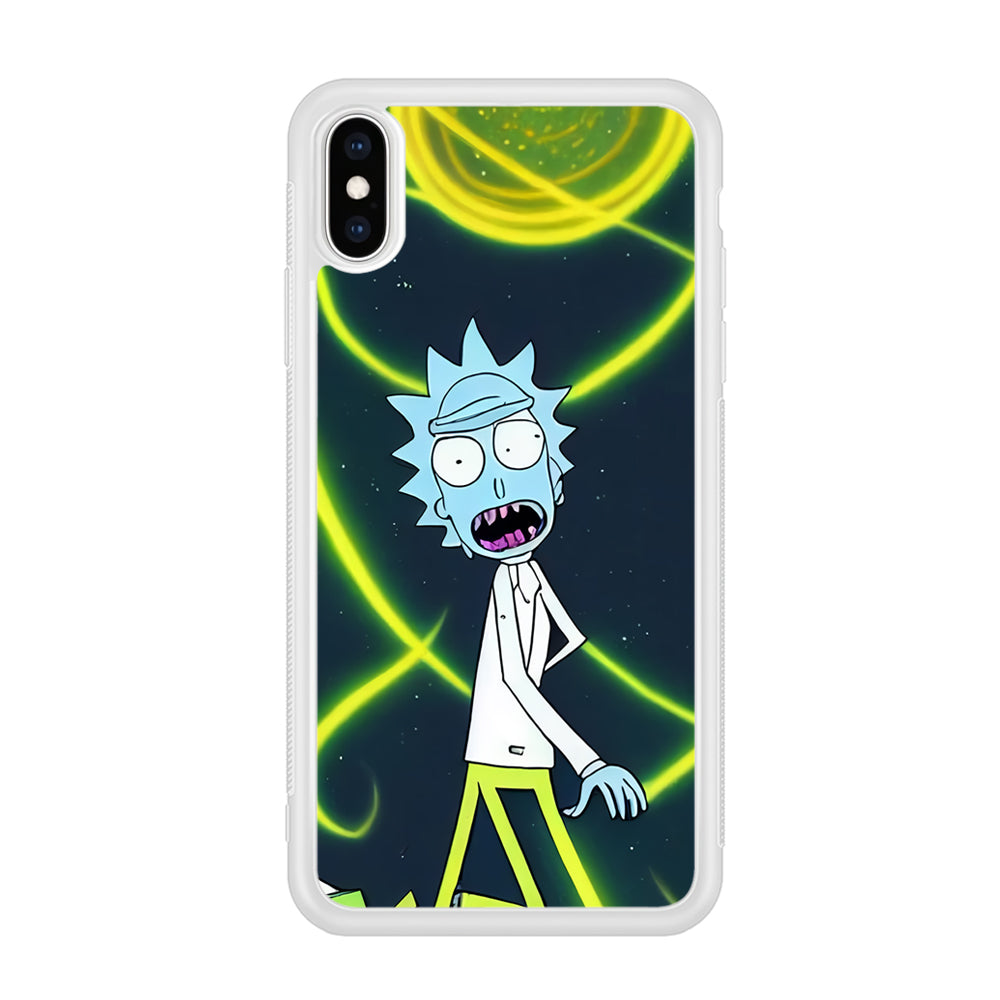 Rick Sanchez Zombie Style iPhone X Case