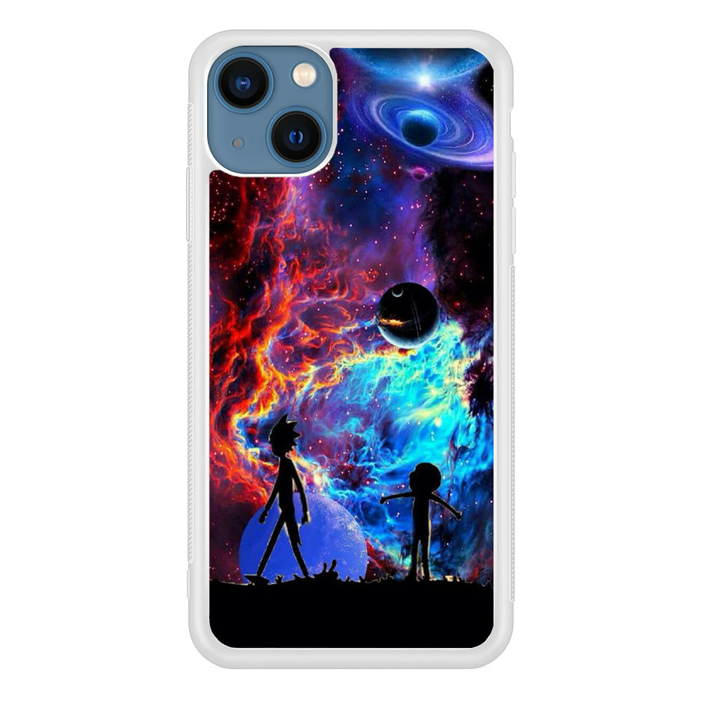 Rick and Morty Aurora iPhone 14 Plus Case