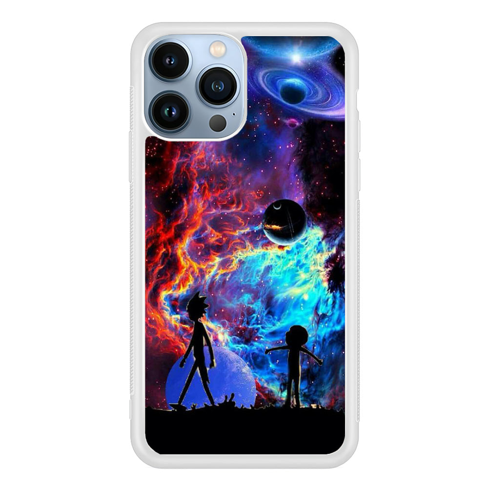 Rick and Morty Aurora iPhone 14 Pro Case