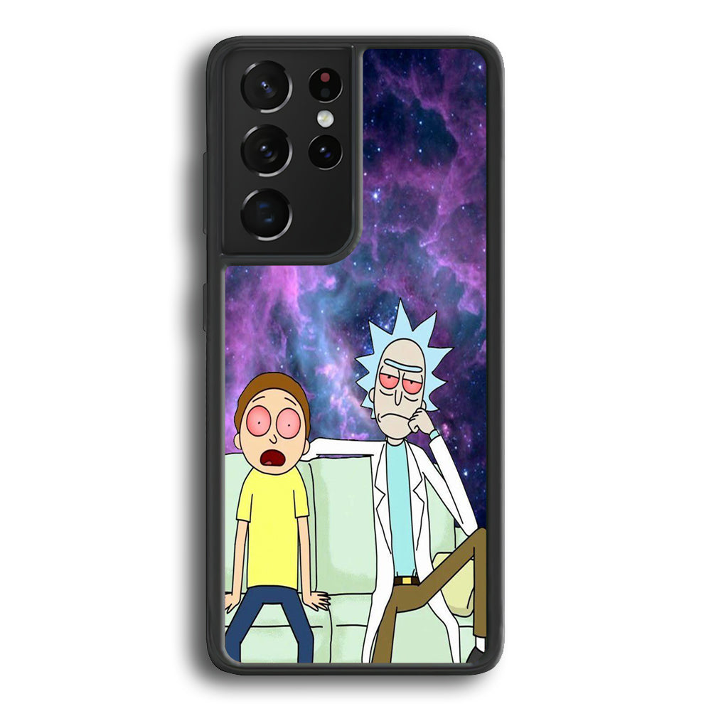 Rick and Morty Stars Samsung Galaxy S23 Ultra Case - Ezzystore
