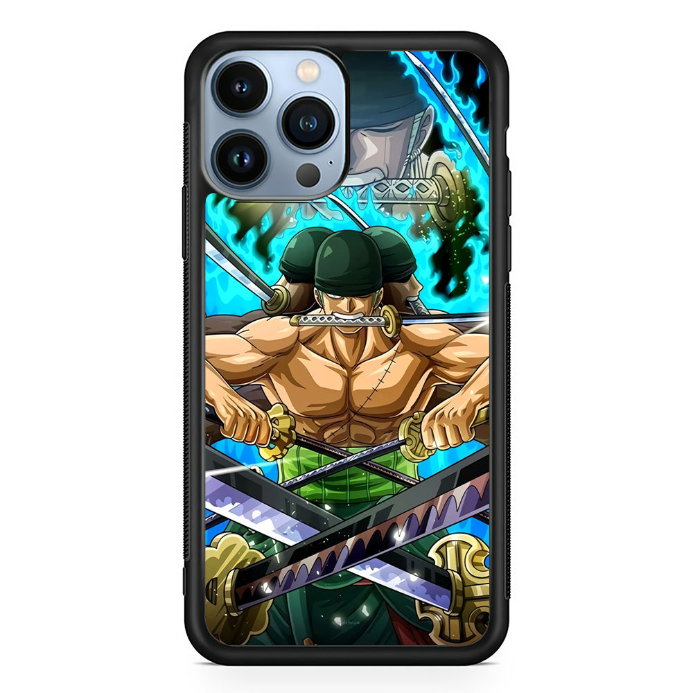 Roronoa Zoro One Piece iPhone 15 Pro Max Case