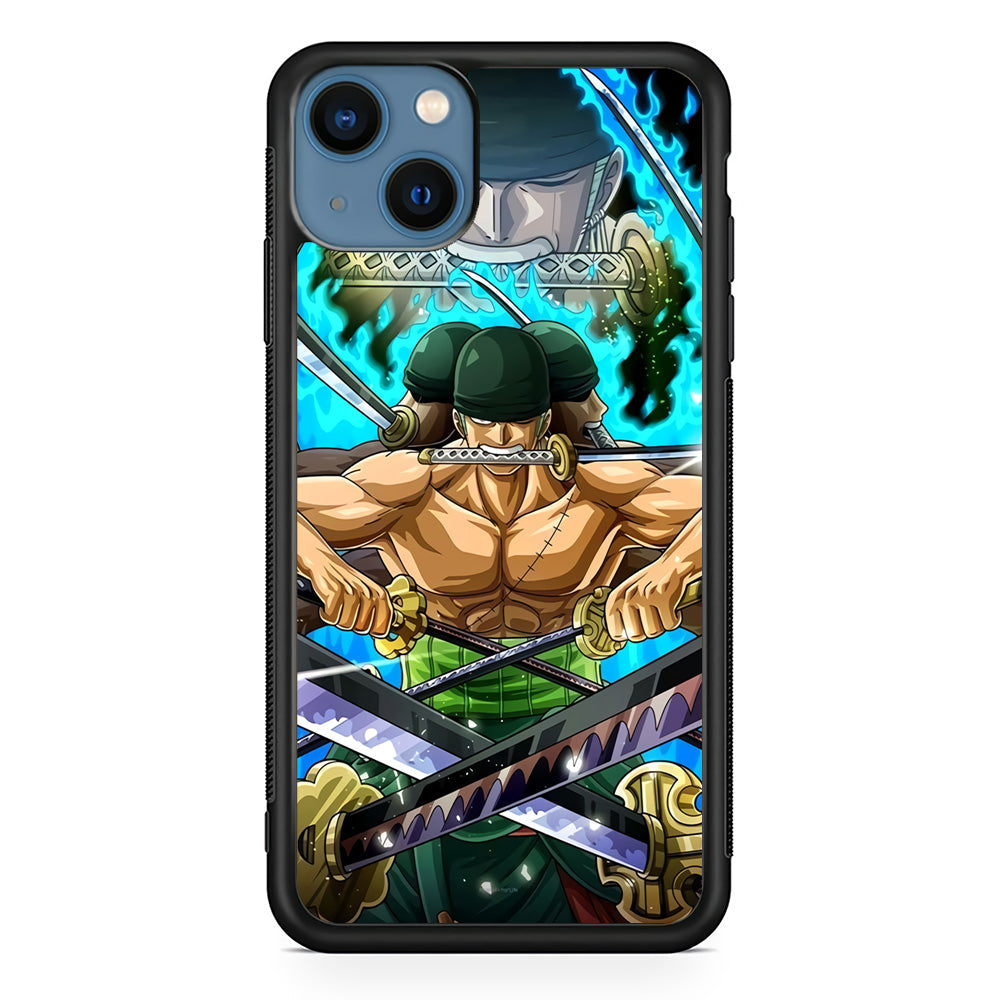 Roronoa Zoro One Piece iPhone 15 Plus Case
