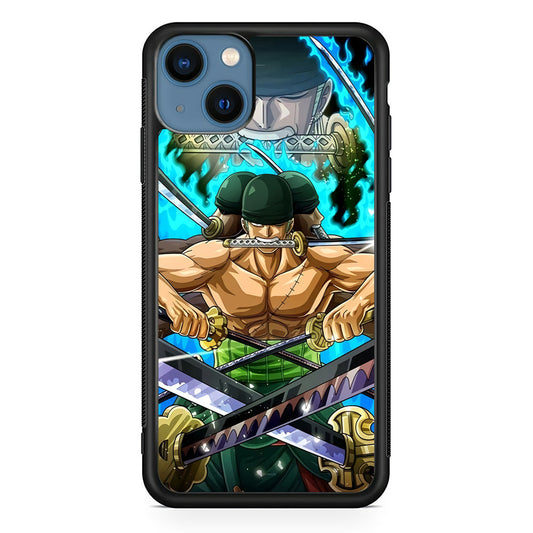 Roronoa Zoro One Piece iPhone 15 Plus Case