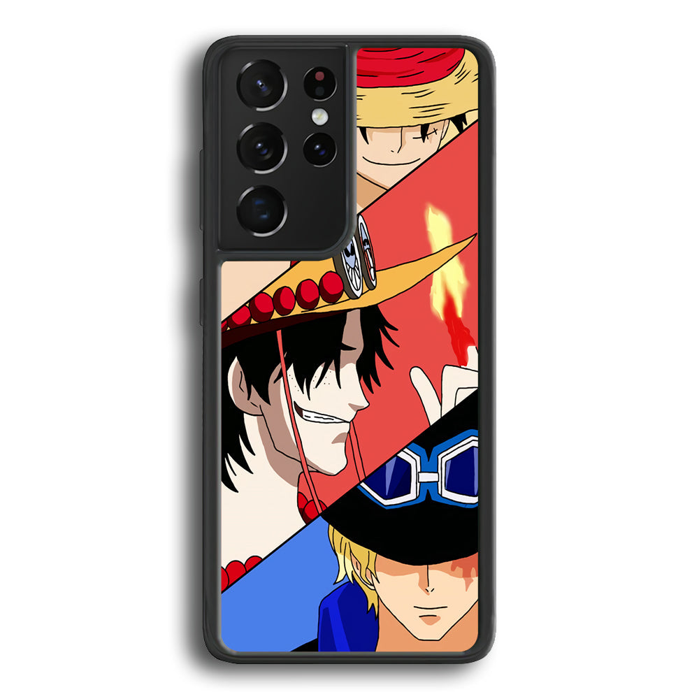 Sabo Ace Luffy One Piece Samsung Galaxy S24 Ultra Case - Ezzystore