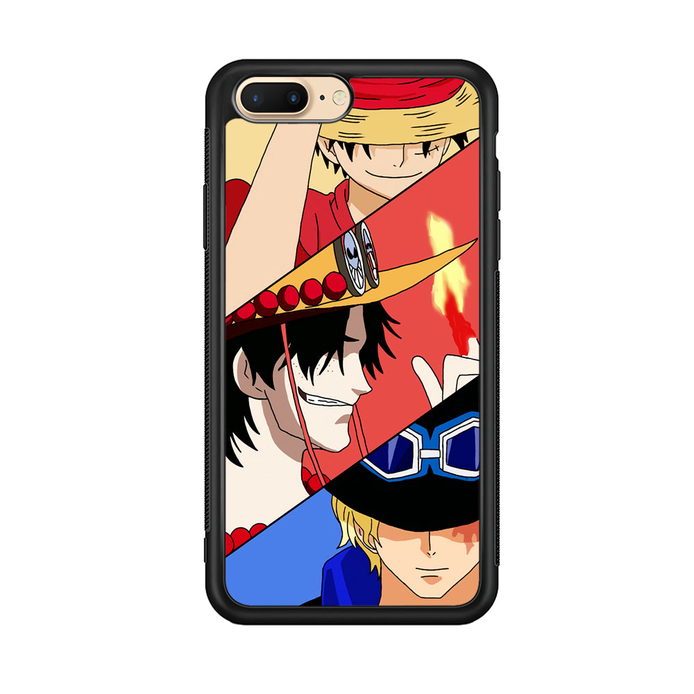 ONE PIECE ACE AND LUFFY iPhone 8 Plus Case Cover