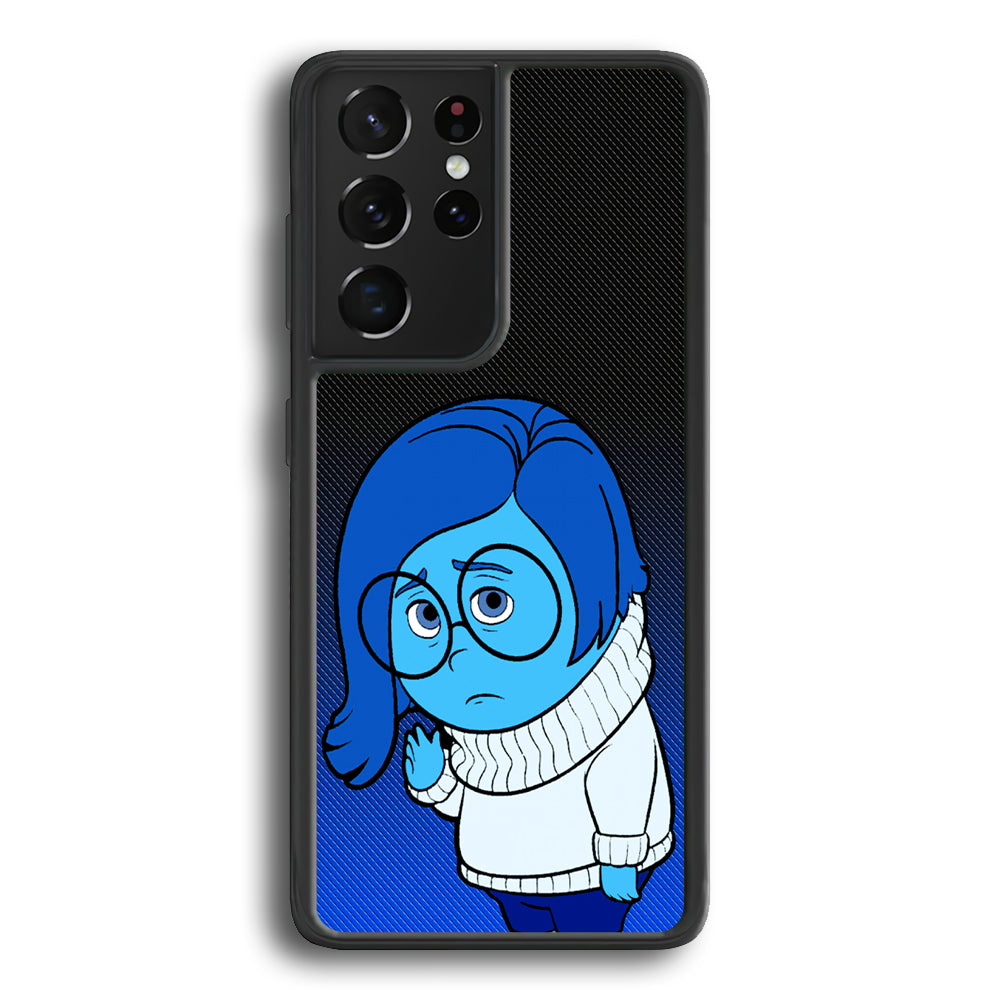Sadness Inside Out Character Samsung Galaxy S24 Ultra Case - Ezzystore