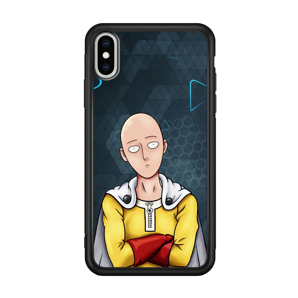 Saitama One Punch Man Angry Mode iPhone X Case