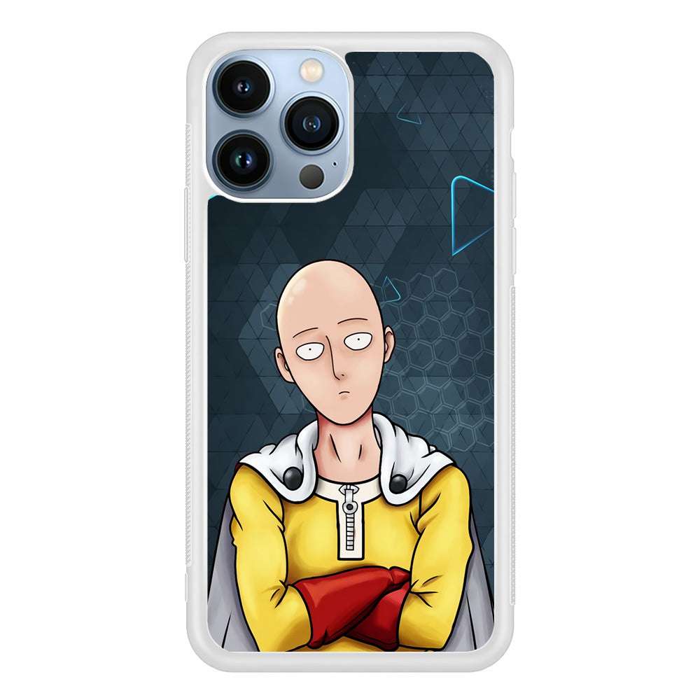 Saitama One Punch Man Angry Mode iPhone 14 Pro Case