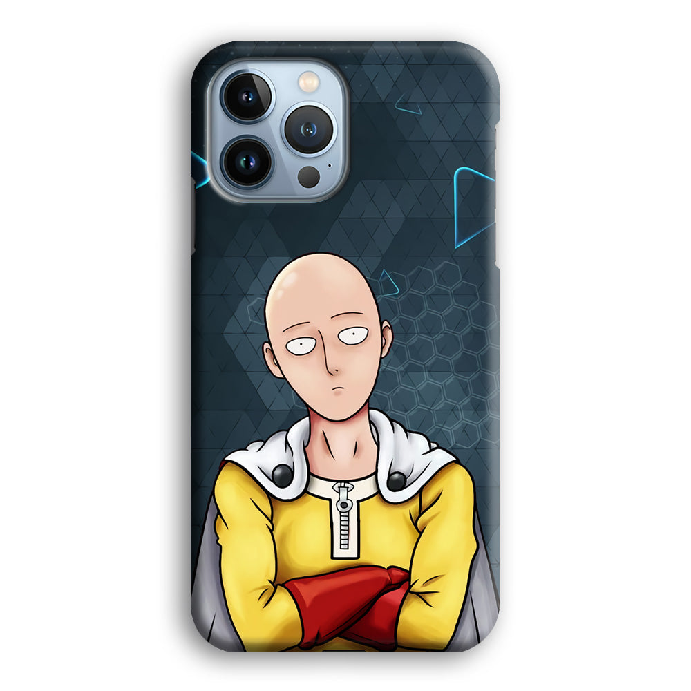 Saitama One Punch Man Angry Mode iPhone 14 Pro Case