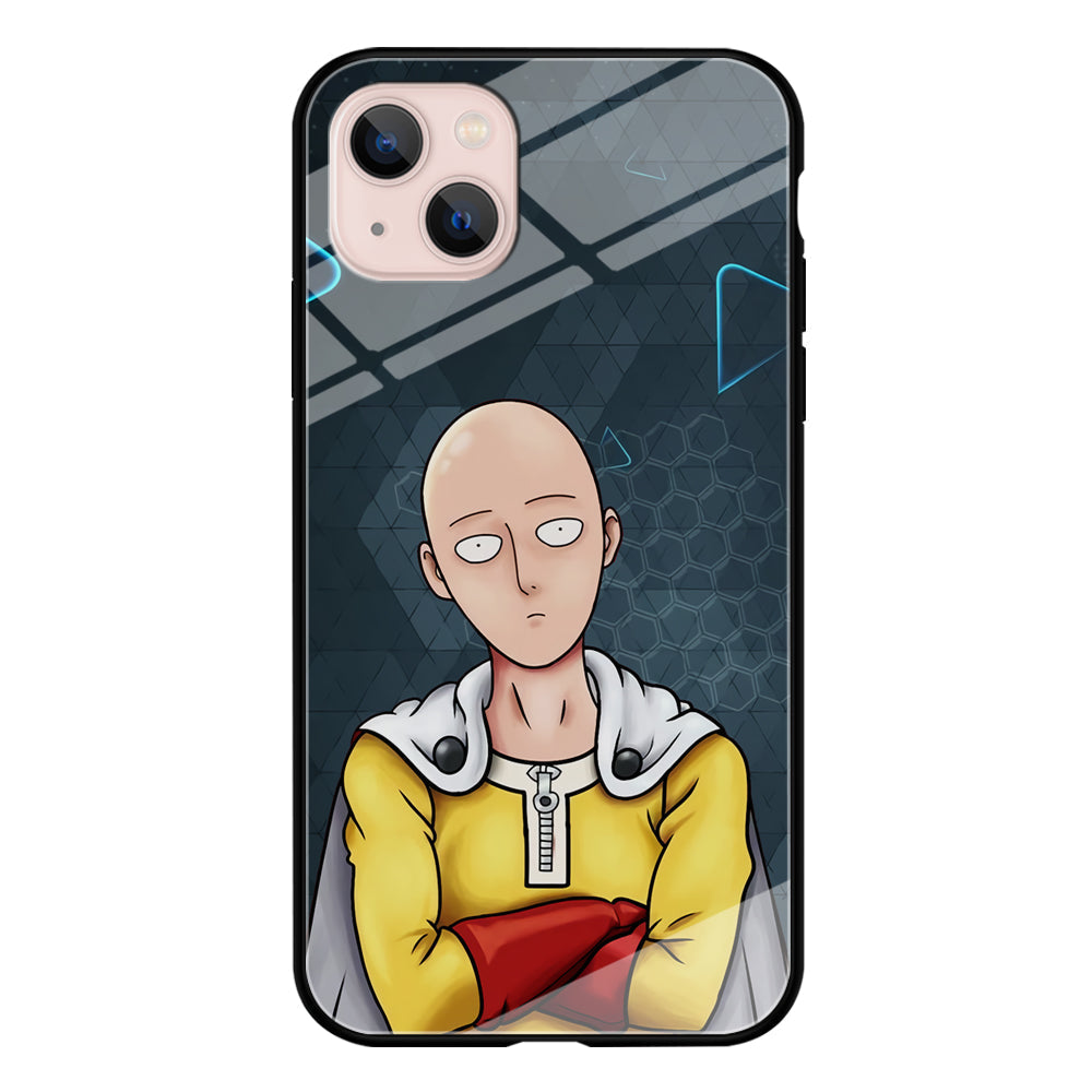 Saitama One Punch Man Angry Mode iPhone 14 Plus Case