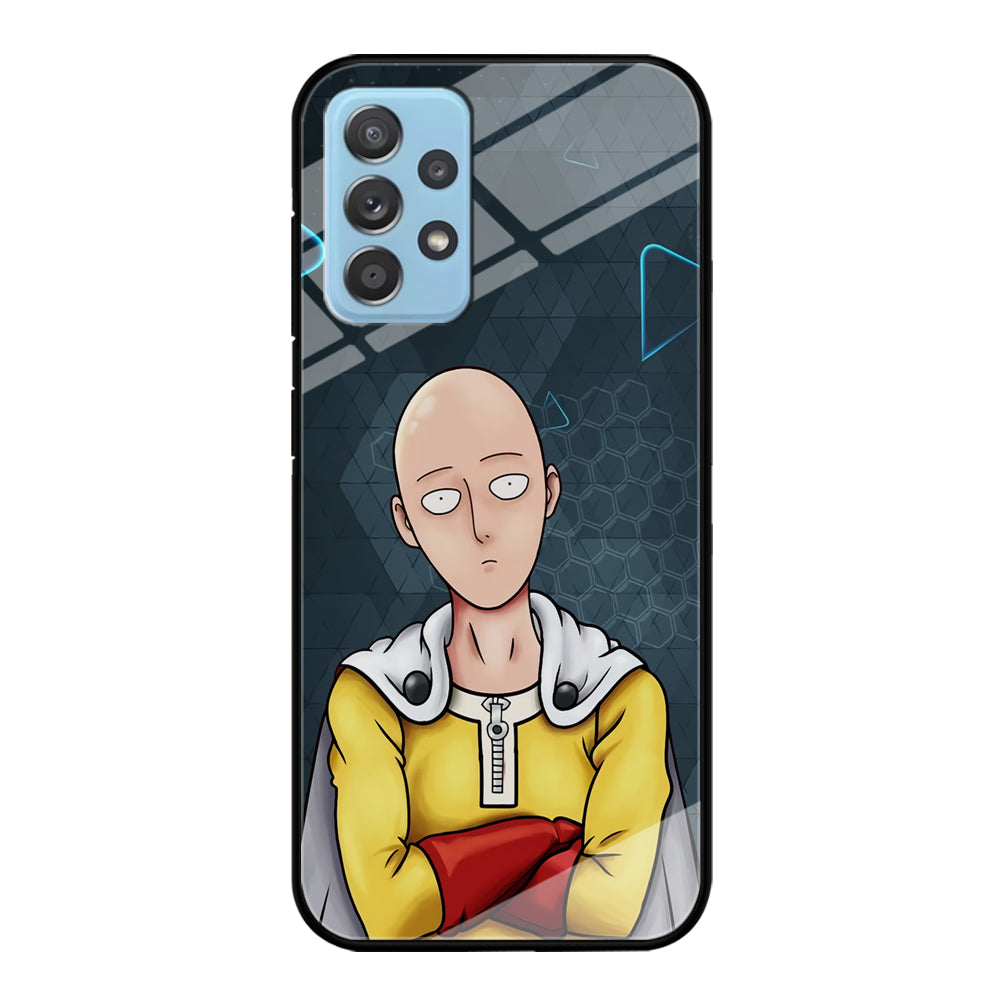 Saitama One Punch Man Angry Mode Samsung Galaxy A72 Case