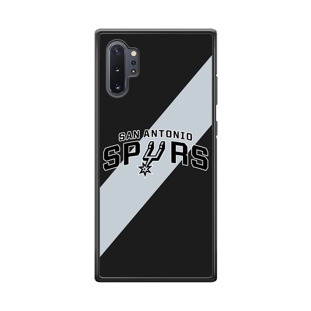 San Antonio Spurs Stripe Grey Samsung Galaxy Note 10 Plus Case