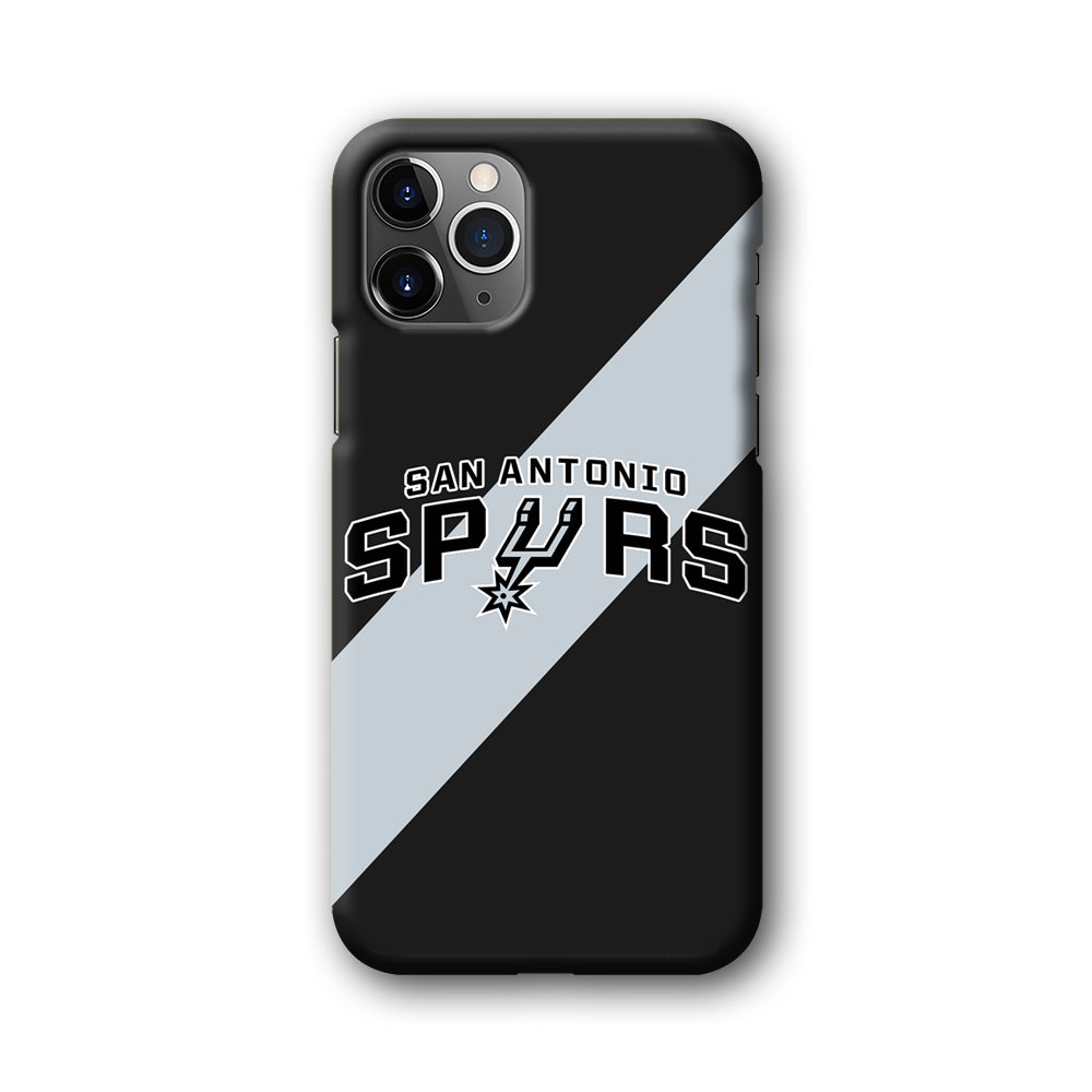 San Antonio Spurs Stripe Grey iPhone 11 Pro Max Case