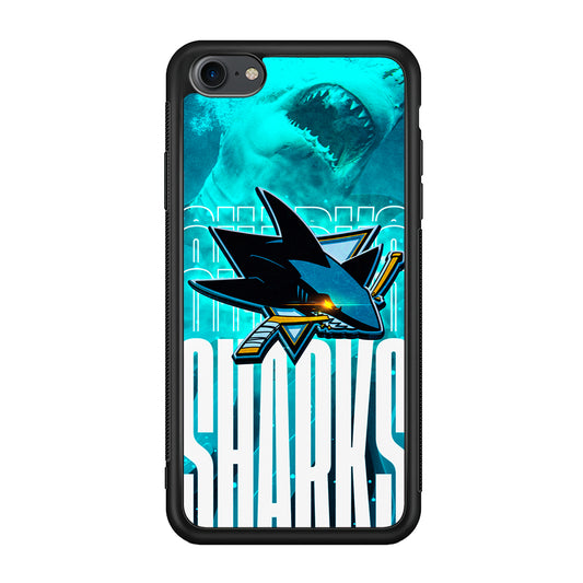San Jose Sharks Word Of Team iPhone 8 Case