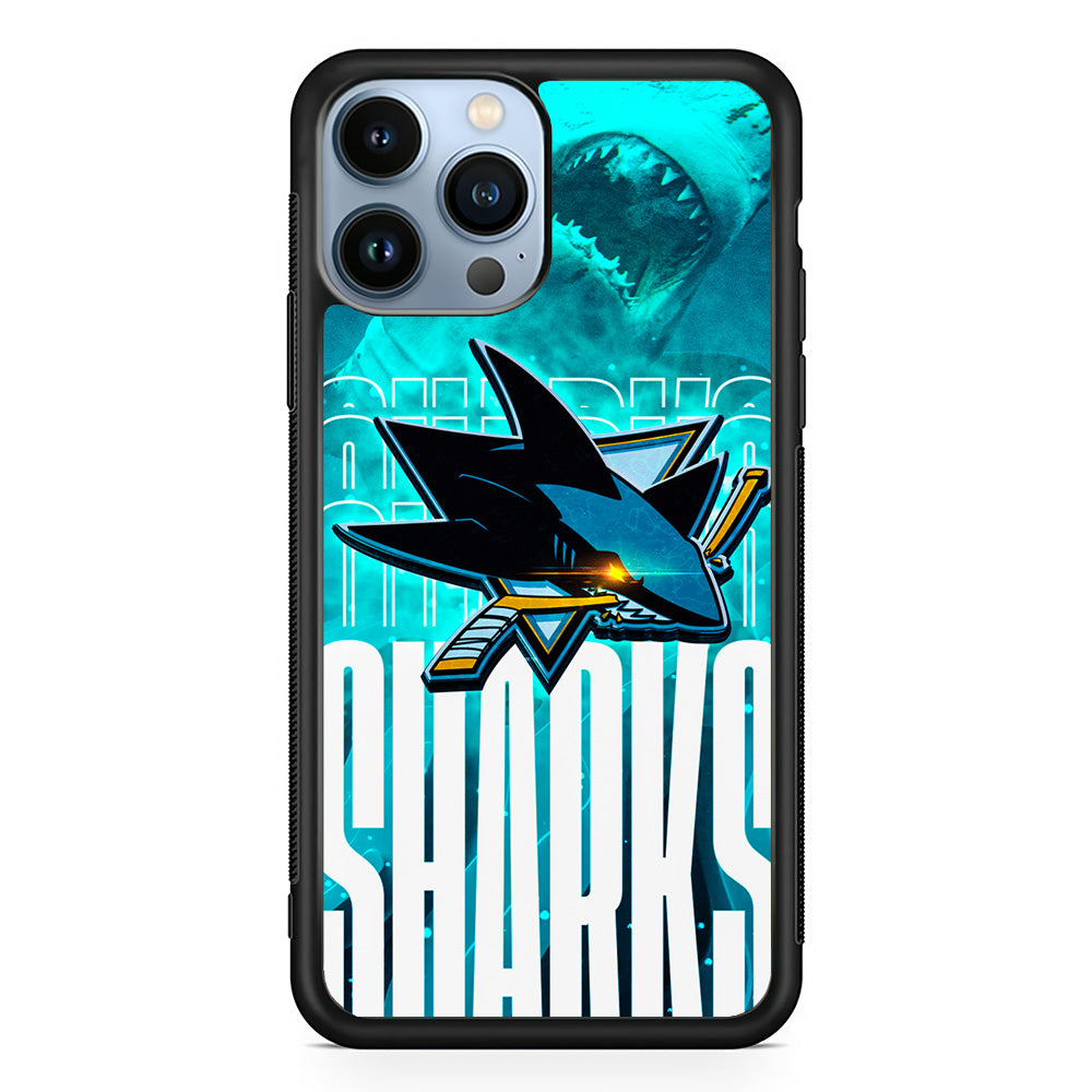 San Jose Sharks Word Of Team iPhone 14 Pro Case