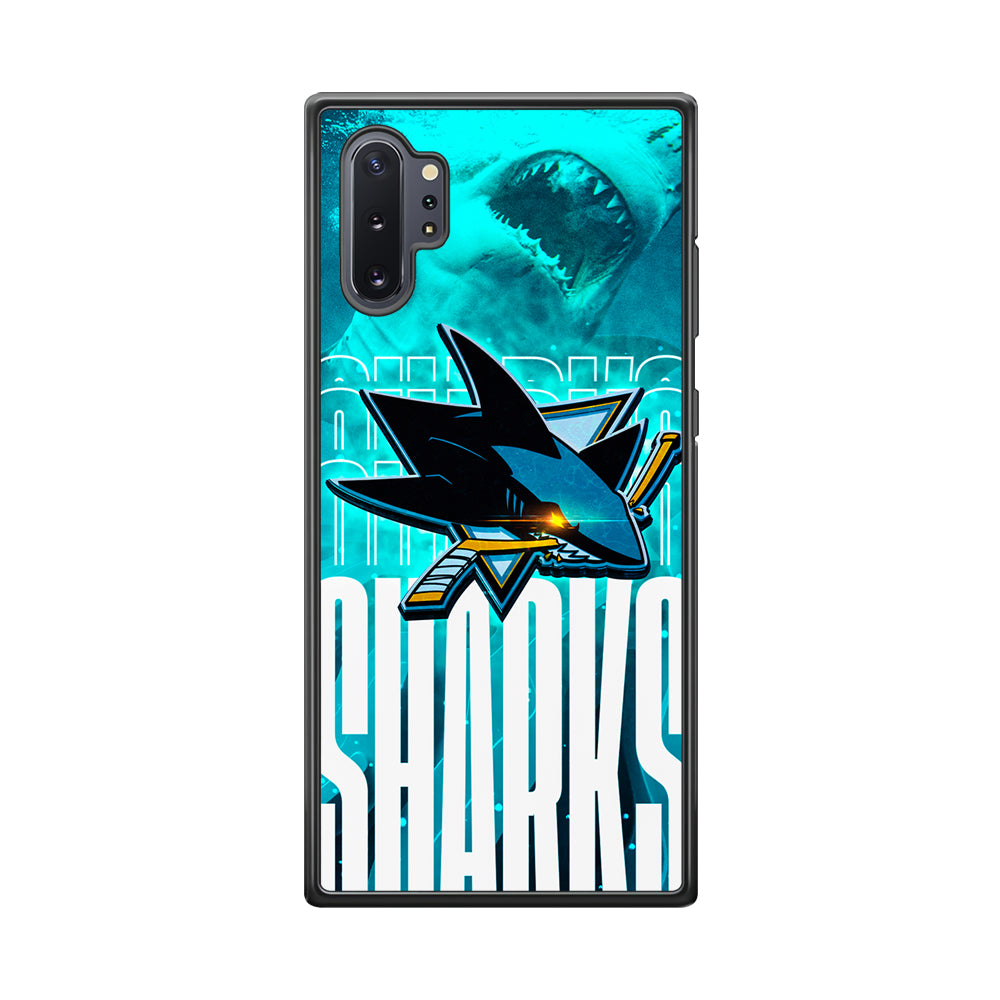 San Jose Sharks Word Of Team Samsung Galaxy Note 10 Plus Case