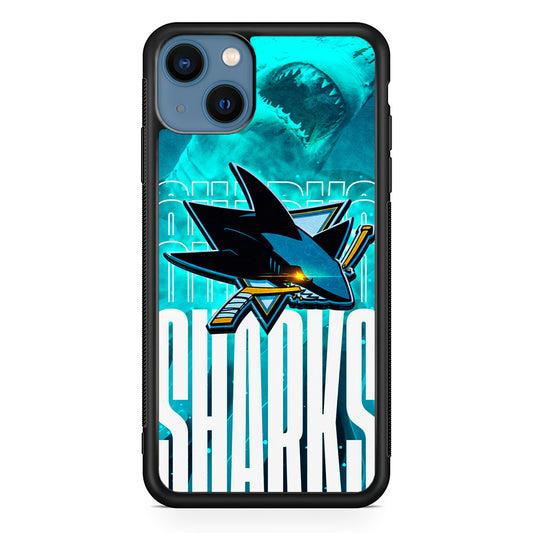 San Jose Sharks Word Of Team iPhone 13 Case
