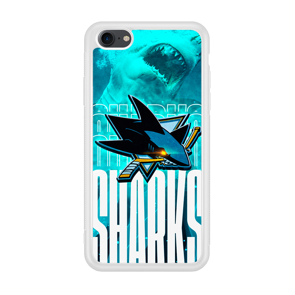 San Jose Sharks Word Of Team iPhone 8 Case