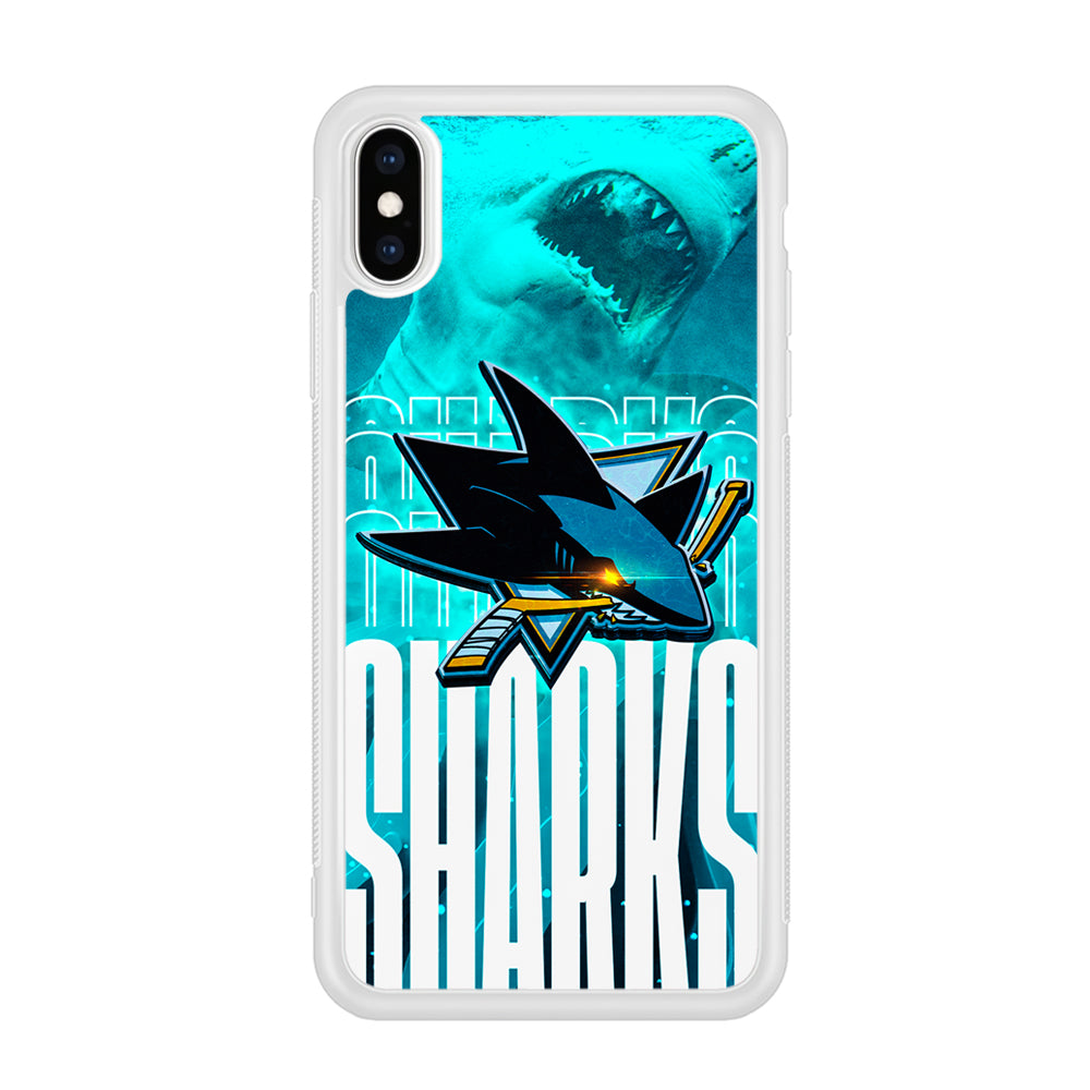 San Jose Sharks Word Of Team iPhone X Case