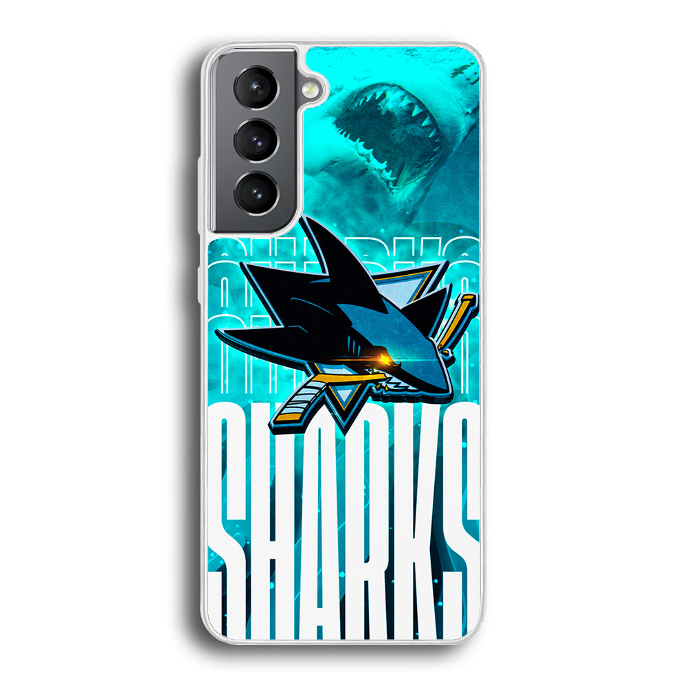 San Jose Sharks Word Of Team Samsung Galaxy S21 Case