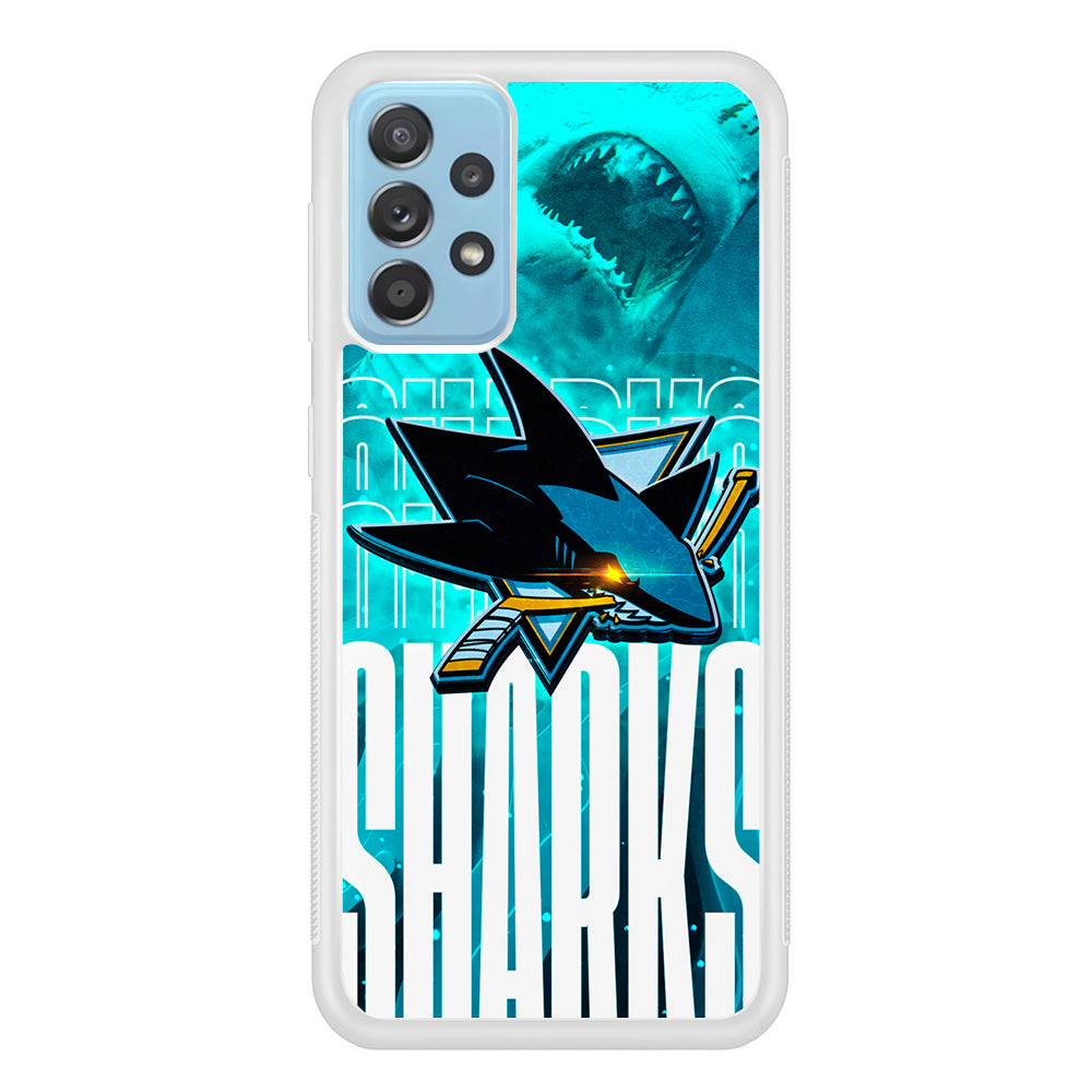 San Jose Sharks Word Of Team Samsung Galaxy A52 Case