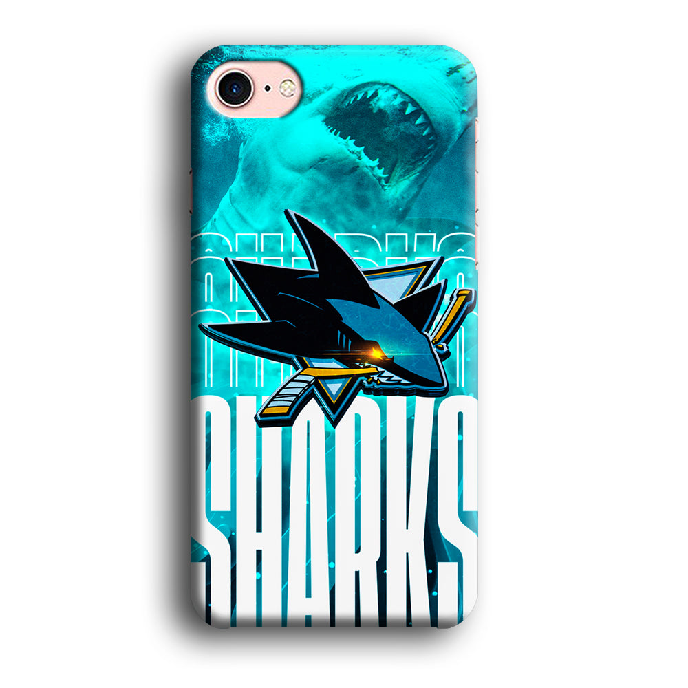 San Jose Sharks Word Of Team iPhone 8 Case
