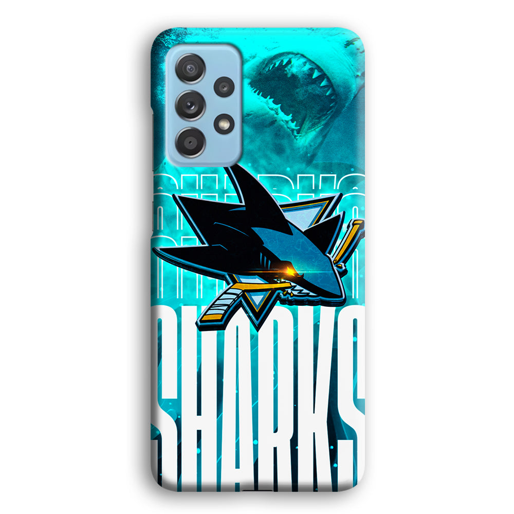 San Jose Sharks Word Of Team Samsung Galaxy A52 Case