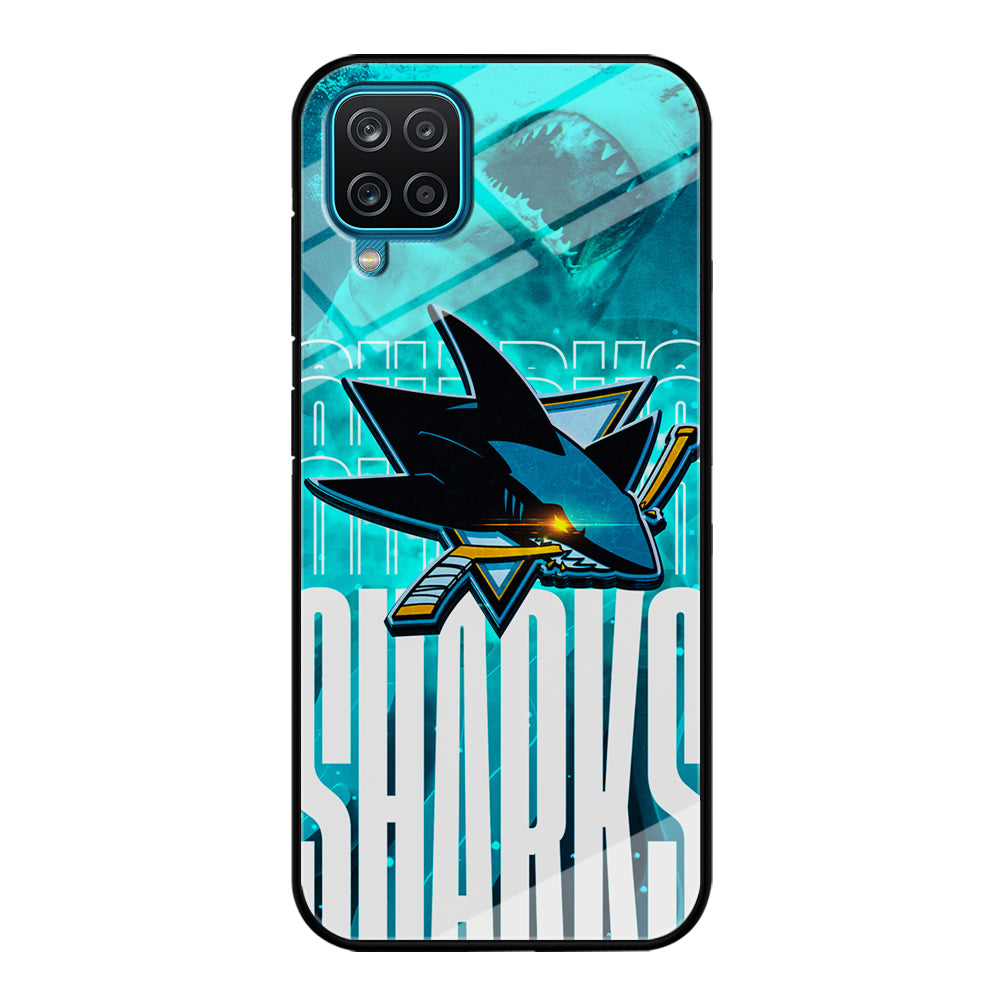 San Jose Sharks Word Of Team Samsung Galaxy A12 Case