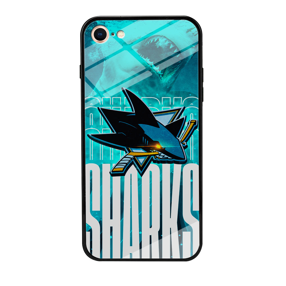 San Jose Sharks Word Of Team iPhone 8 Case