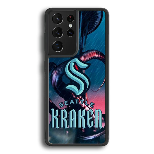 Seattle Kraken Mascot Of Team Samsung Galaxy S21 Ultra Case