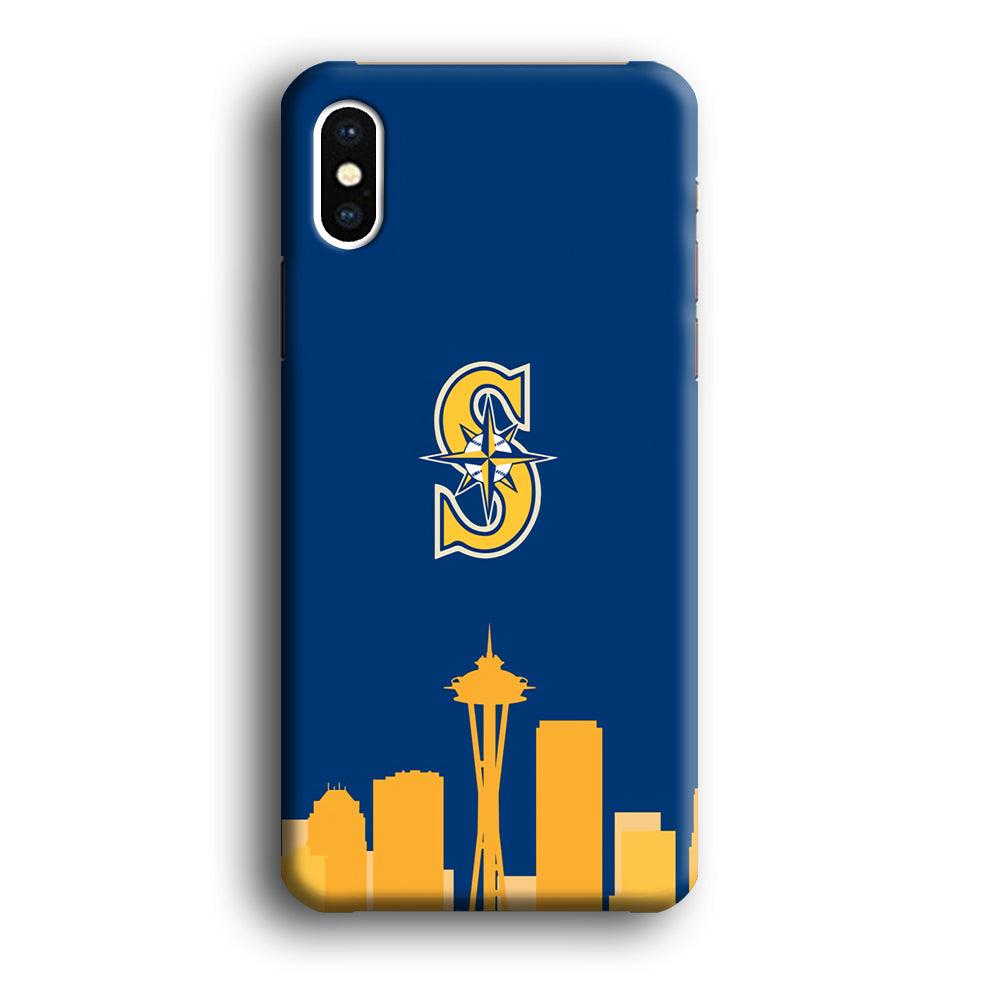Seattle Mariners MLB Team iPhone X Case
