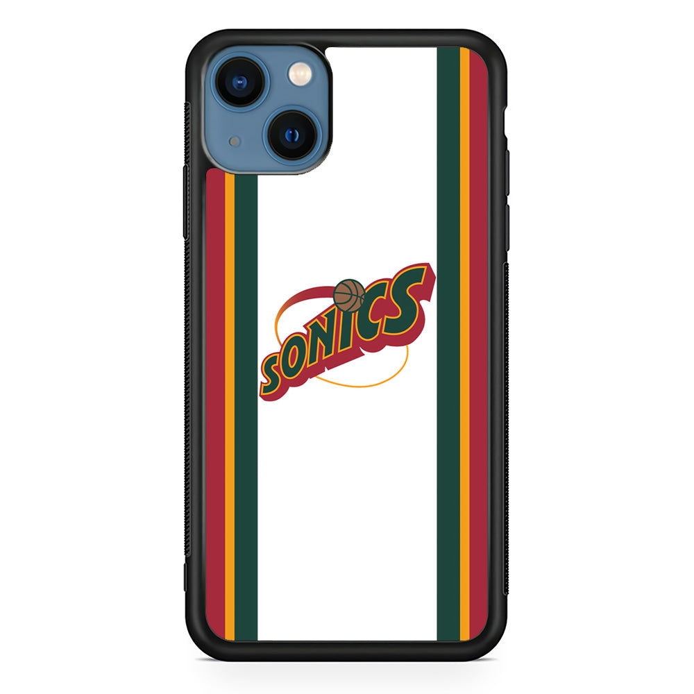 Seattle Supersonics NBA Team iPhone 15 Case