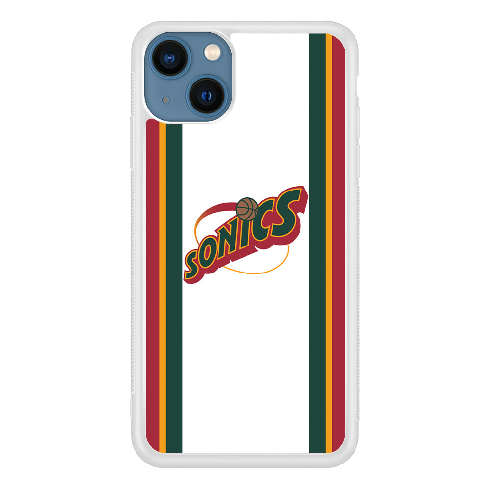 Seattle Supersonics NBA Team iPhone 15 Plus Case